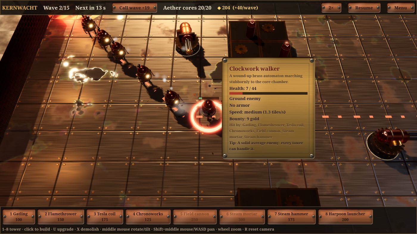 Enemy info